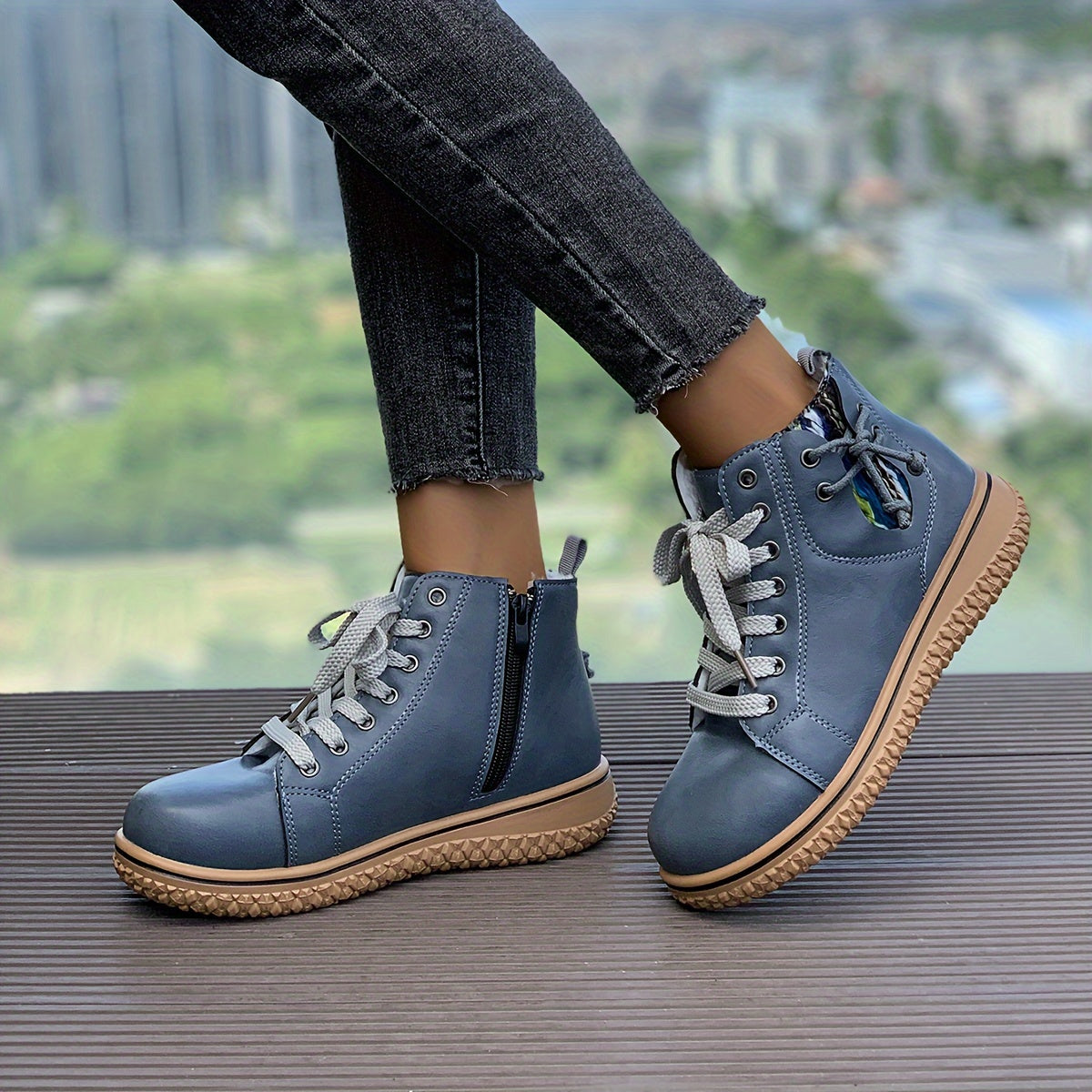 Women's Lace-Up Ankle Boots