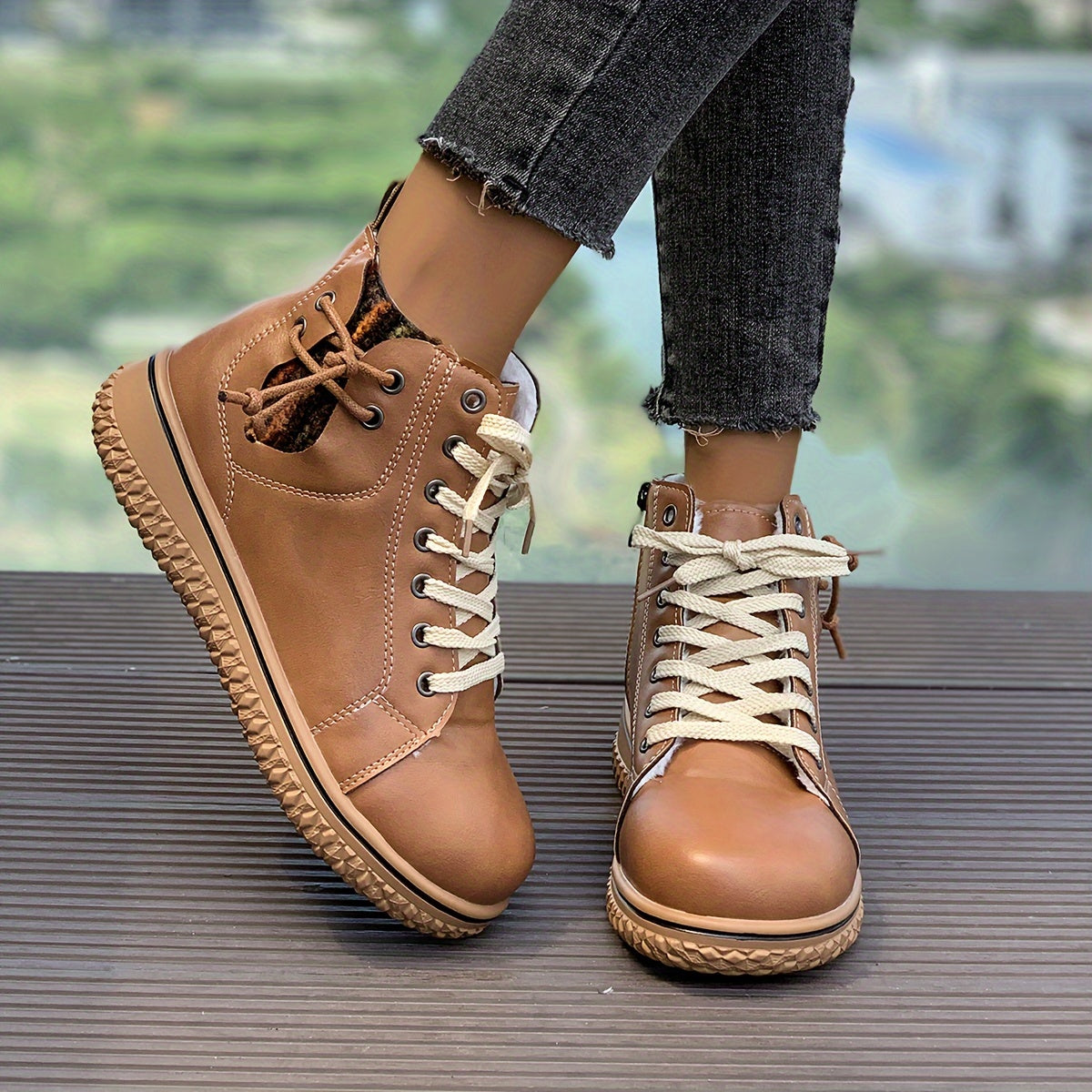 Women's Lace-Up Ankle Boots