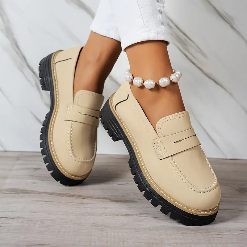 Women's Elegant Thick-soled Loafers