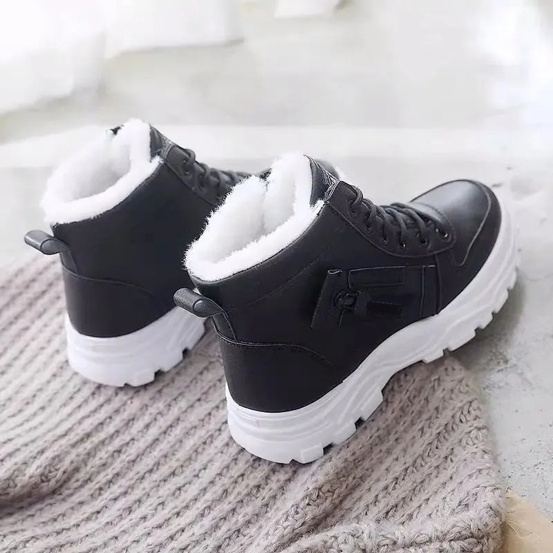 Women's Plush Lined Ankle Boots