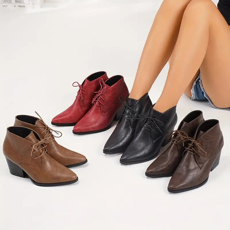 Women's Stunning Lace Up Platform Boots