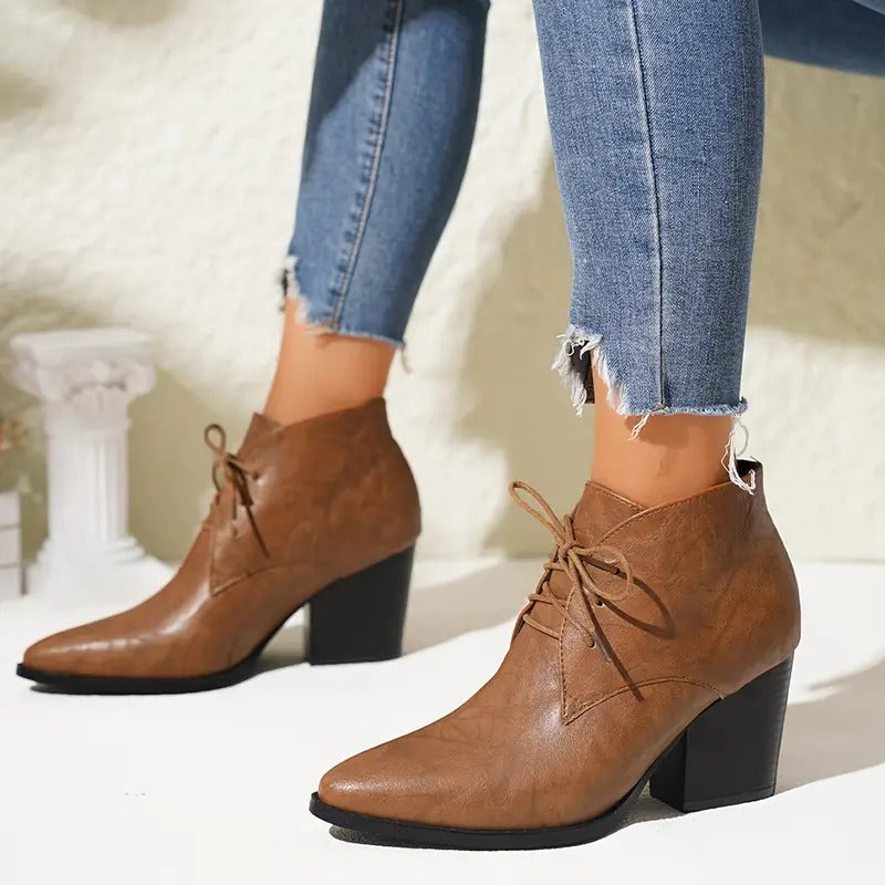Women's Stunning Lace Up Platform Boots