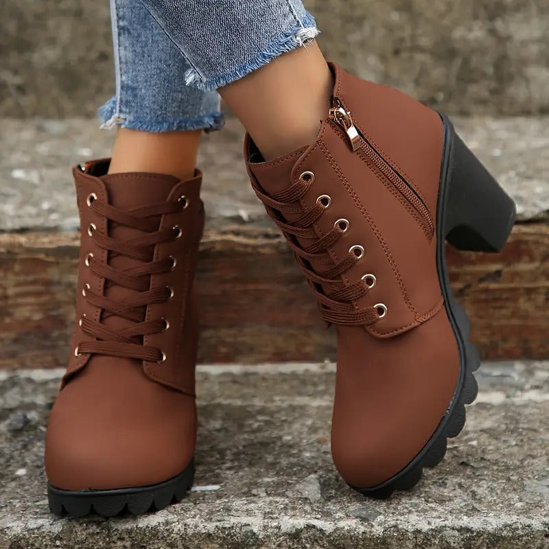 Women's Retro Chic Ankle Boots