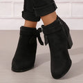 Women's Zipper Closure Ankle Boots