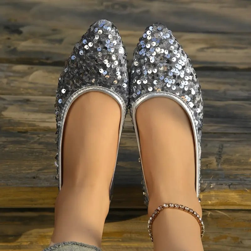 Elegant French Style Pointed Toe Flats
