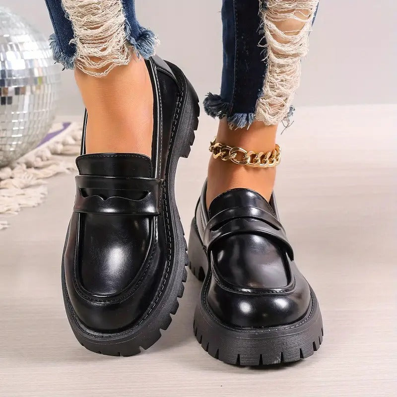 Women's Fabric Lining Loafers