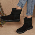 Women's Solid Color Warm Short Boots