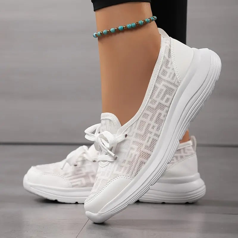 Women's Bottom Slip-on Mesh Loafers