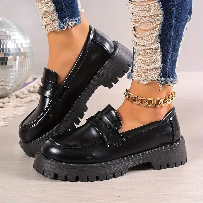 Women's Fabric Lining Loafers