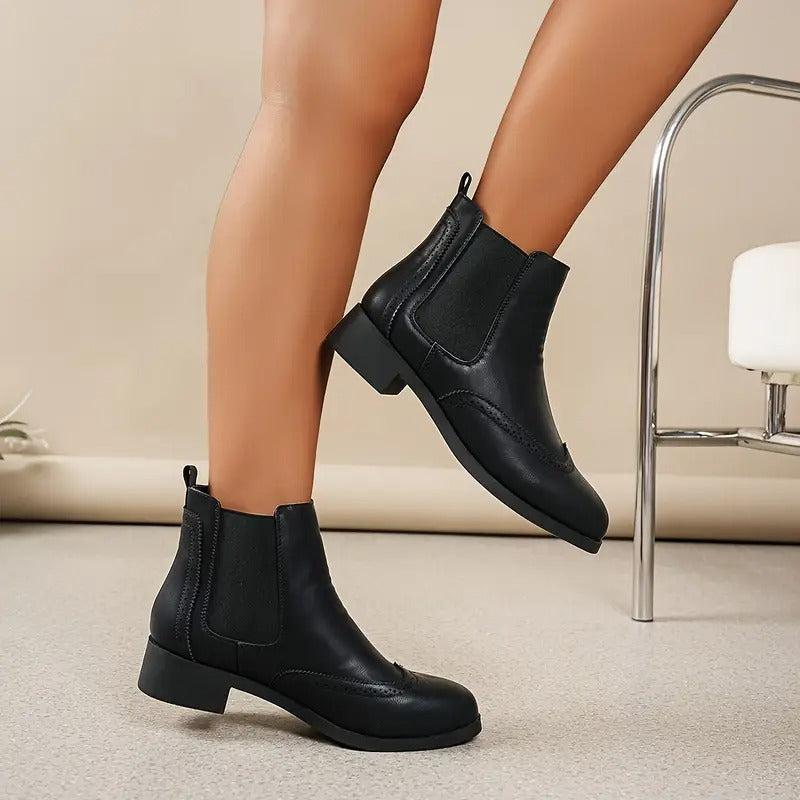 Women's Brogue Chelsea Boots