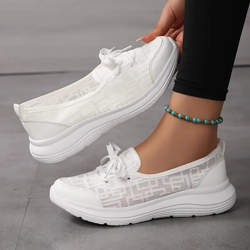 Women's Bottom Slip-on Mesh Loafers