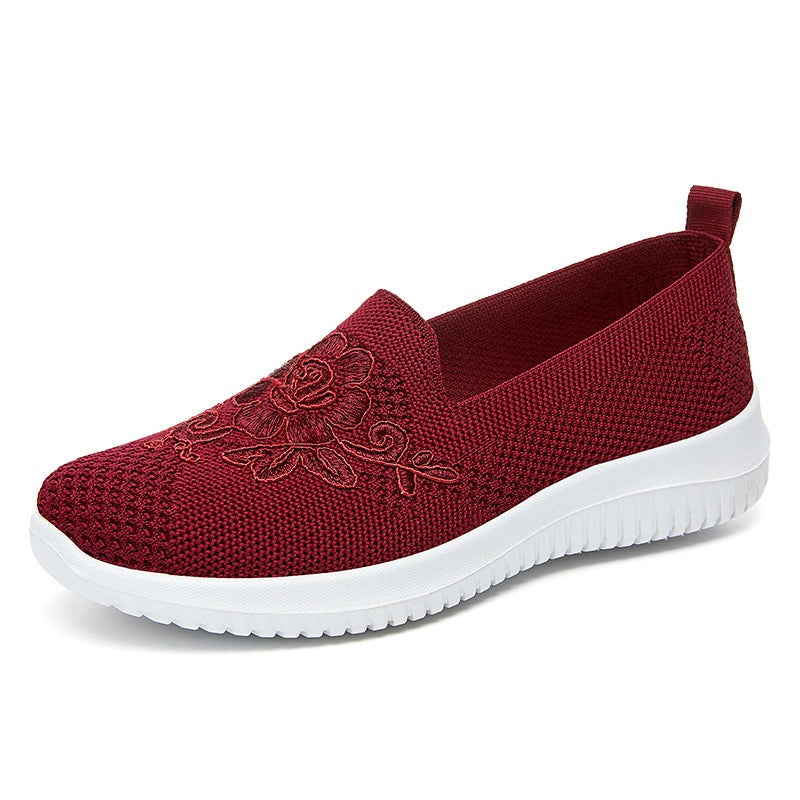 Women's Rose Breathable Flat Shoes