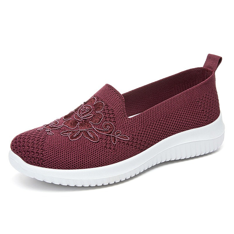 Women's Rose Breathable Flat Shoes