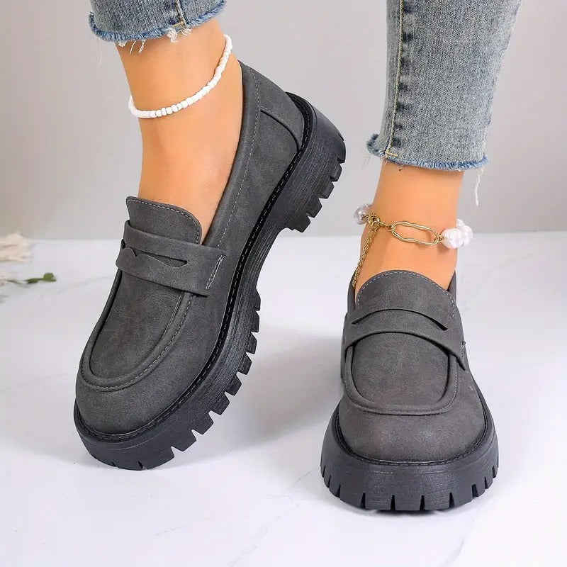 Women's Fabric Lining Loafers