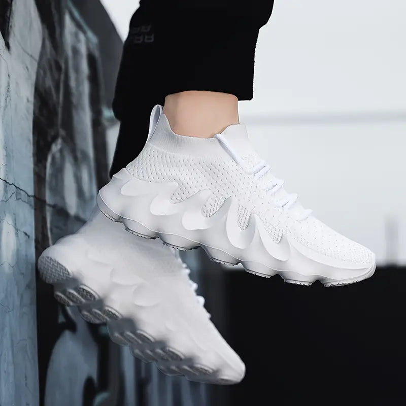 Men's Solid Trendy Slip On Platform Shoes