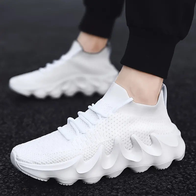 Men's Solid Trendy Slip On Platform Shoes
