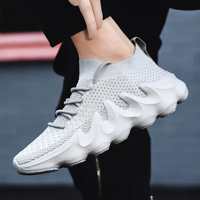 Men's Solid Trendy Slip On Platform Shoes