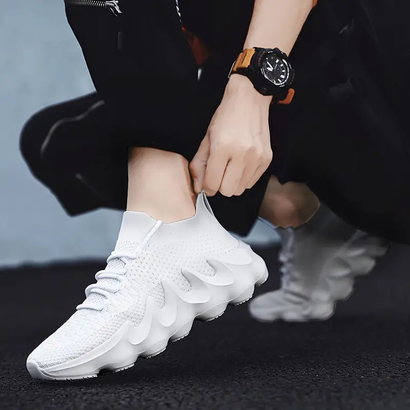 Men's Solid Trendy Slip On Platform Shoes