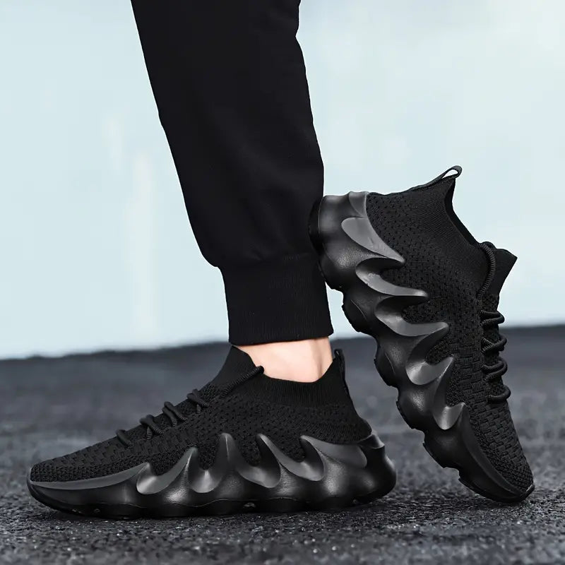 Men's Solid Trendy Slip On Platform Shoes