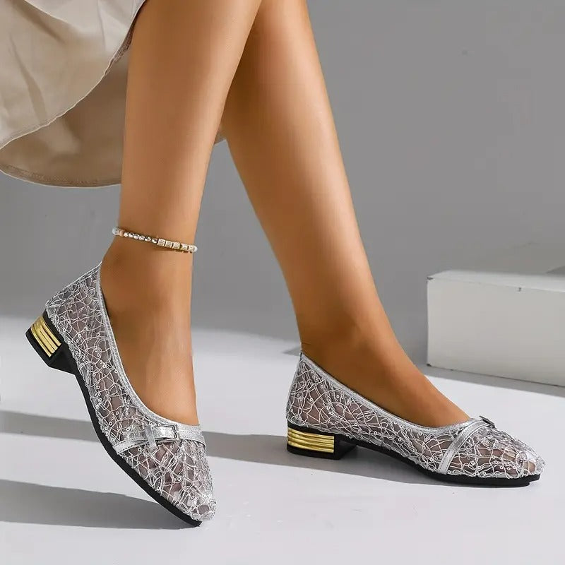 Women's Casual Mesh Lace Loafers