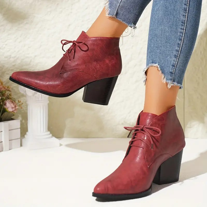Women's Stunning Lace Up Platform Boots