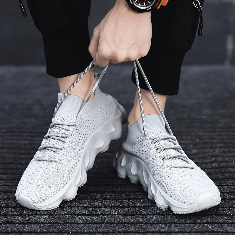 Men's Solid Trendy Slip On Platform Shoes