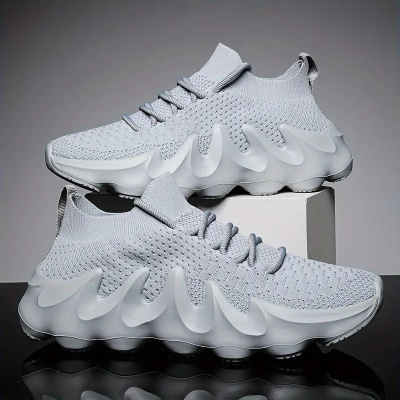 Men's Solid Trendy Slip On Platform Shoes