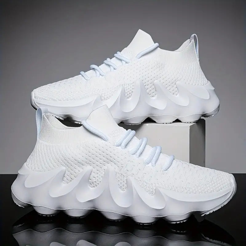 Men's Solid Trendy Slip On Platform Shoes