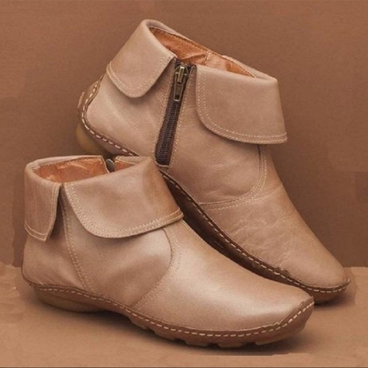 Womens Vintage Leather Boots